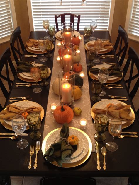 I'm sharing 10 tips for setting a beautiful harvest buffet and some great tips for what to serve more » Pin by Kathy on Idea board | Thanksgiving dinner table ...