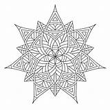 Coloring Pages Geometric Designs Kids Printable sketch template