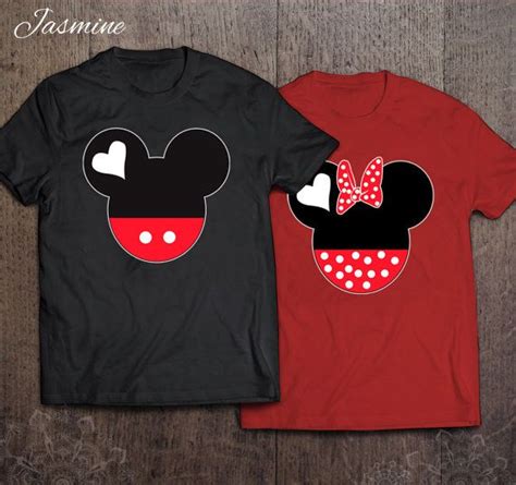 Mickey And Minnie T Shirt For Women T Shirt Form Men Best Couple