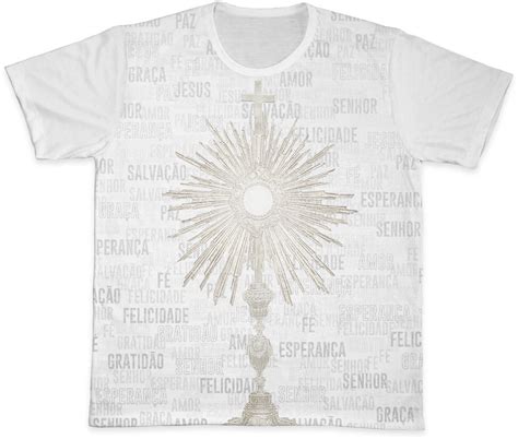 Camiseta Ref 0189 Ostensório Camisetas Católicas Sabatini