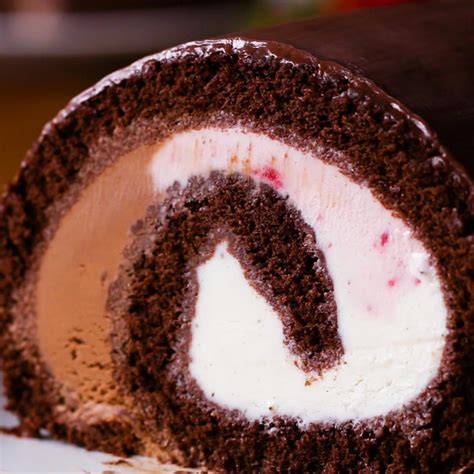 Best Chocolate Ice Cream Cake Roll Recipes