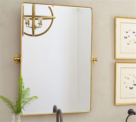 Today, it's not just a decoration but is more a necessity. Vintage Pivot Mirror | Pottery Barn