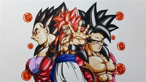 Looking for the best wallpapers? Gogeta SSJ4 | Dragon ball z, Dragon ball gt, Dragon ball super