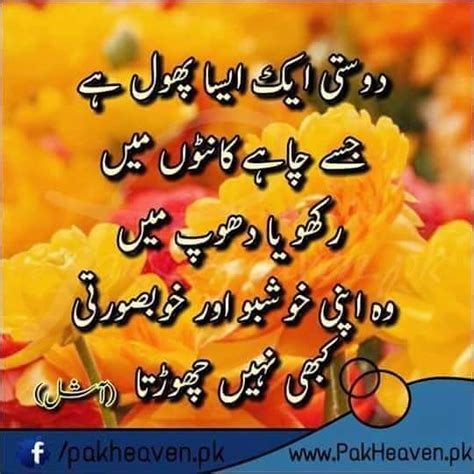 Urdu poetry for friends دوستی شاعری, and friendship poetry in urdu. Dosti K Naam | Friendship quotes in urdu, Urdu words, Love ...