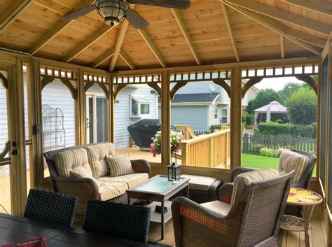 Screened In Gazebo Design By Archadeck Of Chicagoland Design Ideas