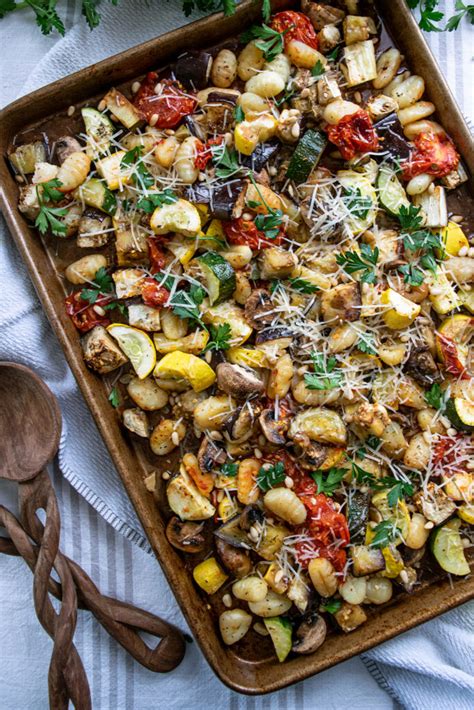 Easy Gnocchi With Roasted Vegetables Delish28