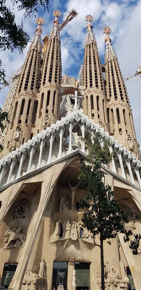 The square is always full of bystanders, street vendors, street. Sagrada Familia | Barcelona cathedral, Barcelona, Cathedral
