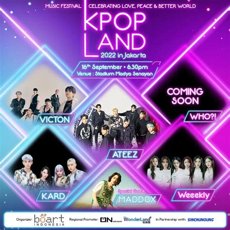 Kpop Land 2022 In Indonesia Lineup And Ticket Details Kpopmap