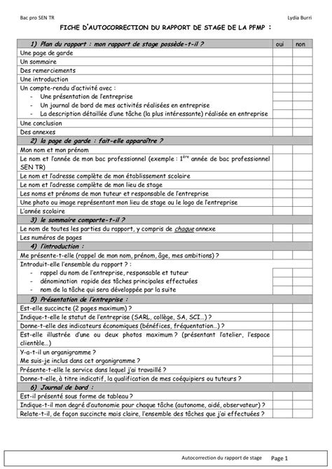 autocorrection rapport stage par lydia - Fichier PDF