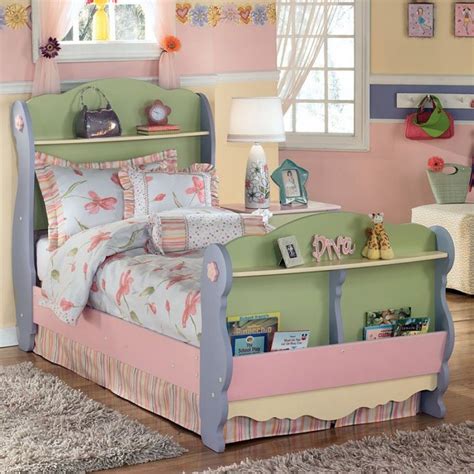 We have the largest selection of kids furniture and accessories. Doll House Sleigh Bedroom Set Signature Design | Furniture ...