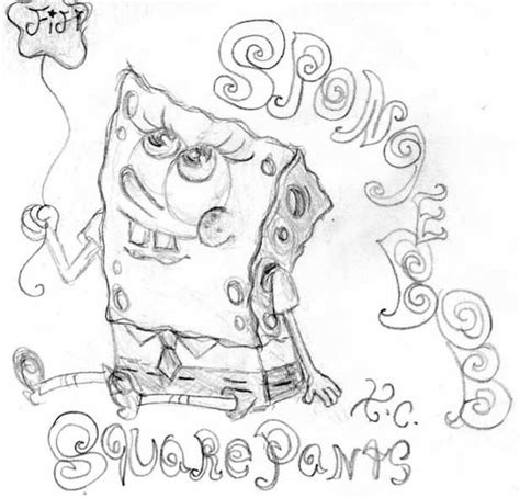 Another Spongebob Sketch By Spongefifi On Deviantart