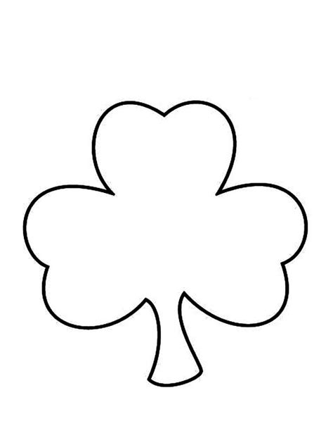 Shamrock Coloring Page Free Printable Printable Templates