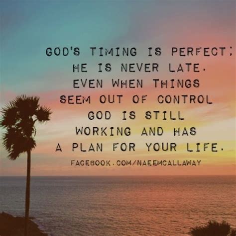 Gods Timing Is Perfect Quotes Pinterest
