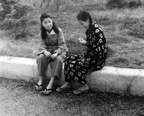 Photo Japanese Civilian Women Sasebo Japan Sep Oct 1945 World War Ii Database