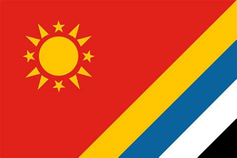 Alternate United China Flag Inspired By Uemeshan Rvexillology