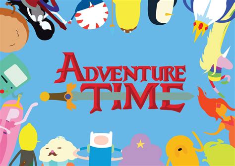Adventure Time Poster Minimalist Main Characters Instant Etsy Ireland