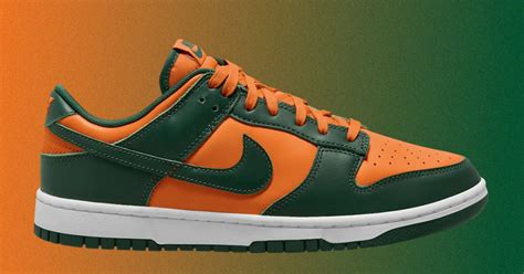 Nike Dunk Low Green Orange Miami Dd1391 300 Release Date