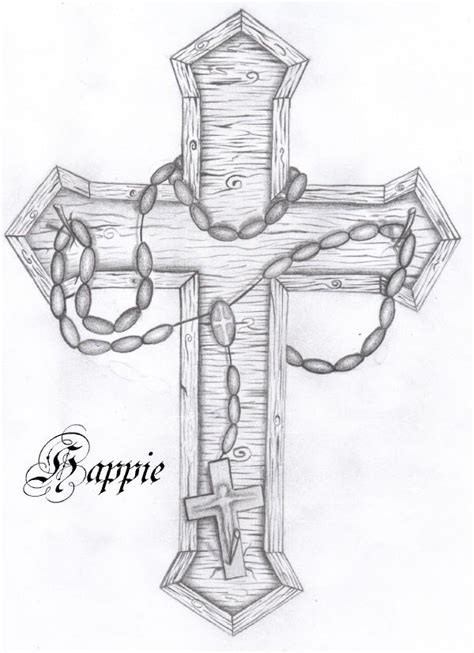 I sketch the main upright part of the cross and show how thick the cross is by drawing the side of it. Cross Drawings - Cliparts.co