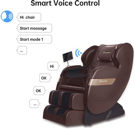 Real Relax® Favor 03 Adv 2022 S Track Full Body Zero Gravity Massage Chair Recliner Of Voice
