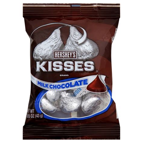 Upc 034000001217 Kisses Milk Chocolate 155 Oz 43 G