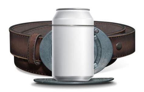 Beverage Beer Can Bottle Holder Belt Buckle 50 Pointer Deer Etsy