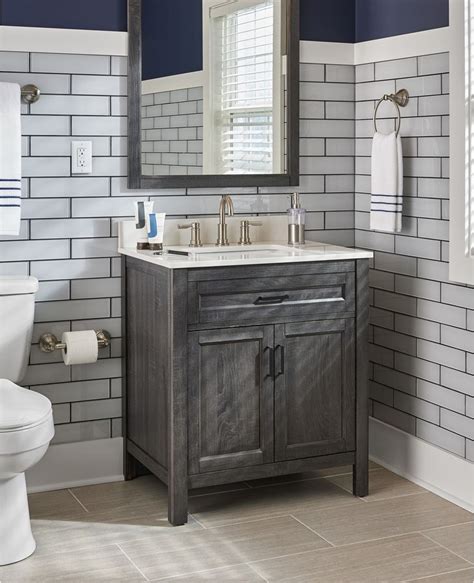 Get 5% in rewards with club o! Install an updated bathroom vanity for a small change that ...