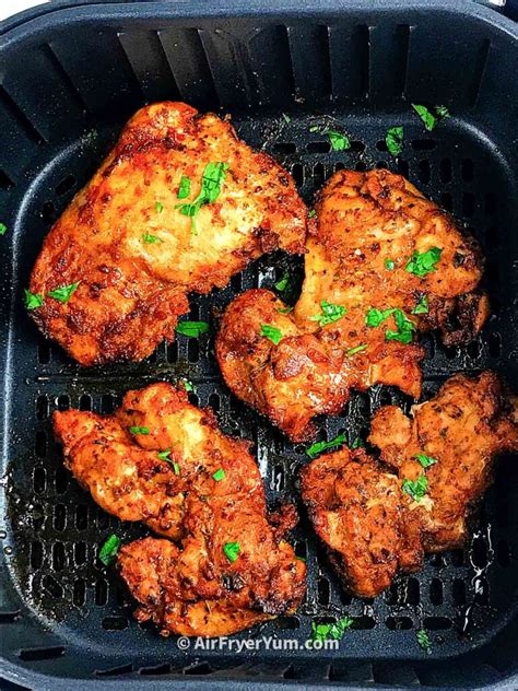 Top Air Fryer Boneless Skinless Chicken Thighs Time And Temperature