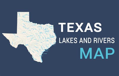 Texas Lakes And Rivers Map Gis Geography Images And Photos Finder