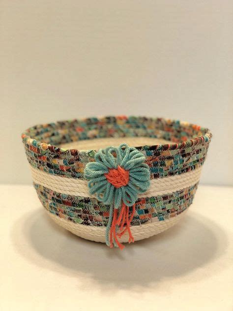 Rope Bowl That Hasnt Been Named Yet Fabric Bowls Rope Diy