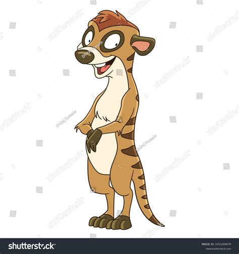 Cartoon Image Mongoose Cartoon Character Stock Illustration 2251269079
