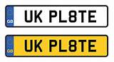 Uk License Plates Pictures