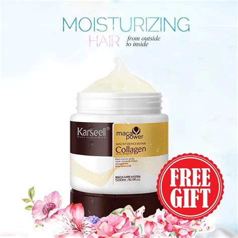 100 Original New Stock Karseell Collagen Hair Repair Mask Treatment Free T Shopee Malaysia