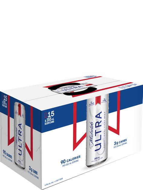 Michelob Ultra Sleek 15 Pack Cans Newfoundland Labrador Liquor