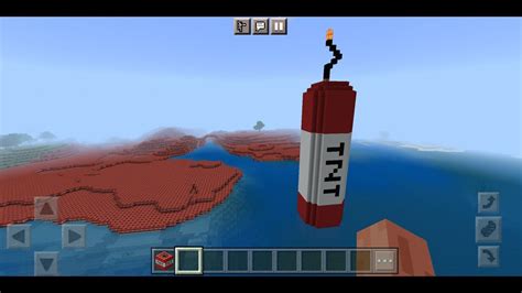 Huge Tnt Explosion Minecraft Pe Youtube