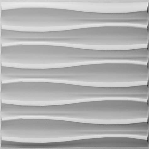 Art3d Paintable 3d Texture Wall Panels Pack Of 12 Tiles 32 Sq Ft