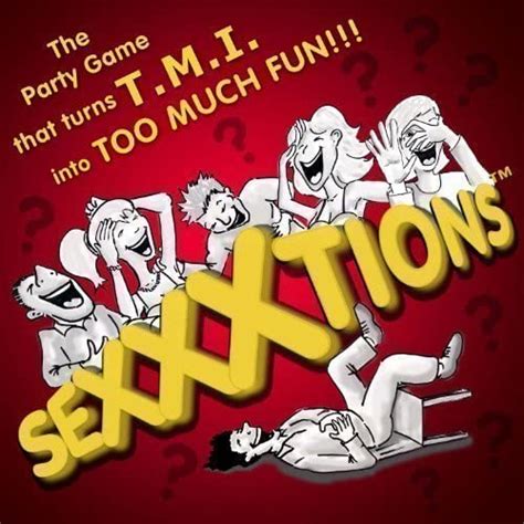 Sexxxtions Adult Board Game The Hilarious New Adult Party Game That Turns Tmi Into Too Much