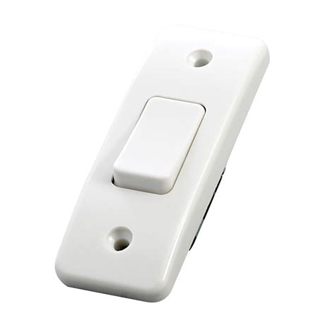 Mk 10a 2 Way Single White Gloss Architrave Light Switch Departments