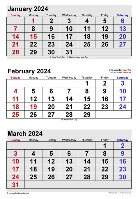 Jan Feb March April 2024 Calendar Date Blank March 2024 Calendar