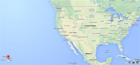 Google my maps map of the state of. Where is Hawaii