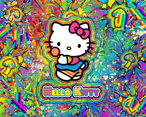 Rainbow Hello Kitty Wallpaper Wallpapersafari