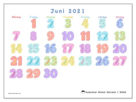 Översiktskalender för 2021, 1:a halvår med veckonummer och svenska helgdagar. Kalendrar att skriva ut 2021 (MS) - Michel Zbinden SV