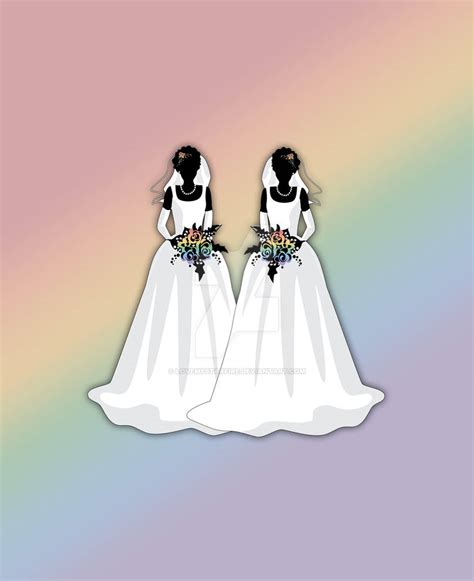 mrs and mrs rainbow brides by lovemystarfire on deviantart