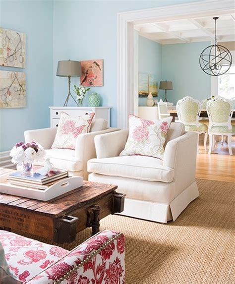 Colorful Pastel Living Room Interior Design