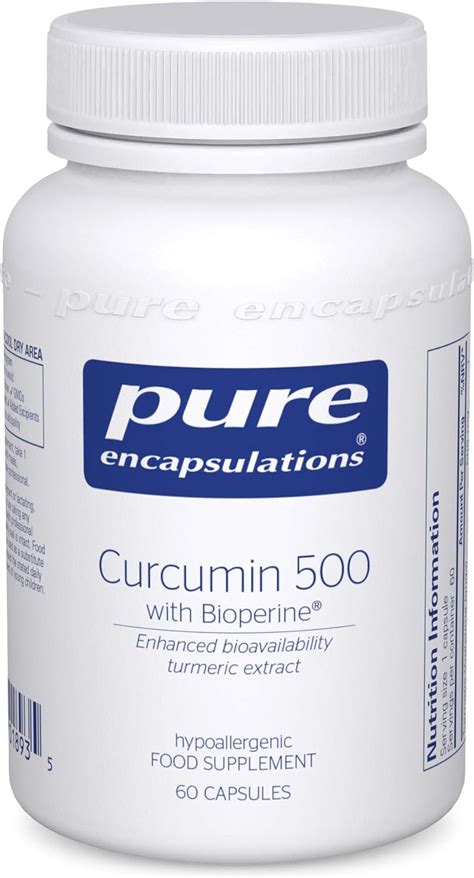 Pure Encapsulations Curcumin With Bioperine Enhanced