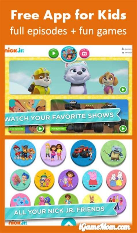 Play tons of free online games from nickelodeon, including spongebob games, puzzle games, sports games, racing games, & more on nick uk! Free App: Watch Nick Jr. Shows On the Go with Nick Jr. iPad App