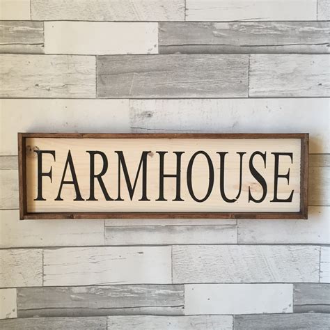 Farm House Sign Rustic Sign Wooden Sign Farmhouse Decor
