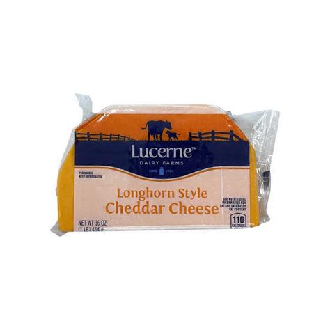 Lucerne Longhorn Style Cheddar Cheese