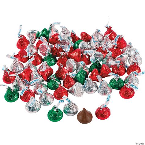 Hersheys® Christmas Kisses® Chocolate Candy 65 Pc Oriental Trading