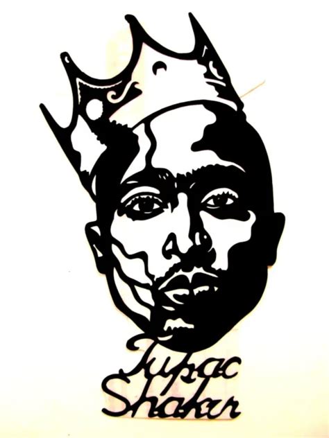 Tupac Shakur Original Pop Art 3x 7 Inches 2pac Vinyl Decal Sticker