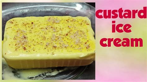 Custard ranges from runny to thick or viscous, and always has milk or cream and. Homemade Custard Ice Cream Recipe - YouTube